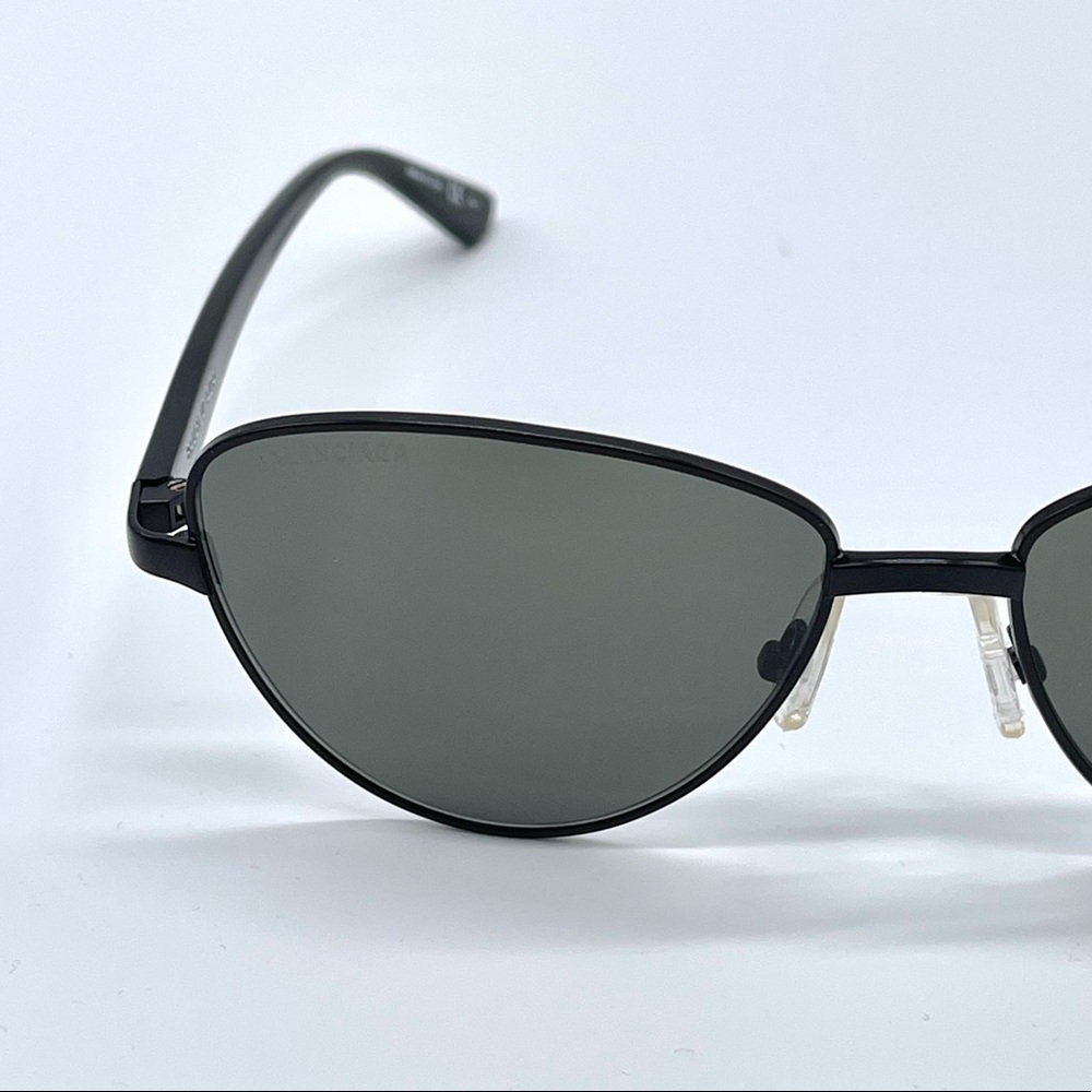 NEW BALENCIAGA BB0011S 001 BALCK SUNGLASSES - Picture 8 of 15